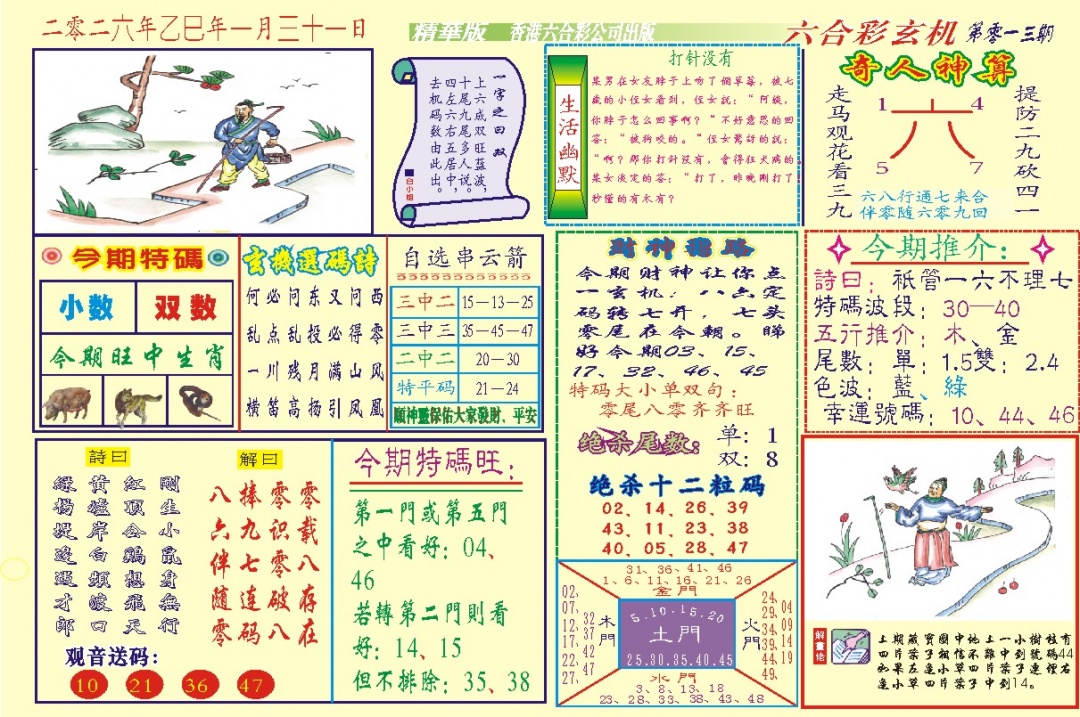 013期118六合玄机(新图)[图]