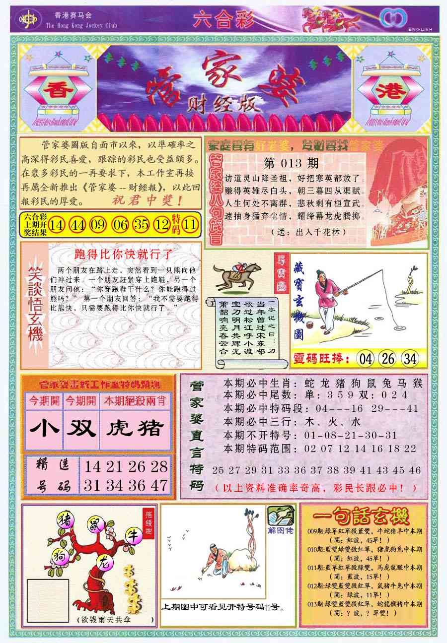 013期管家婆财经版[图]