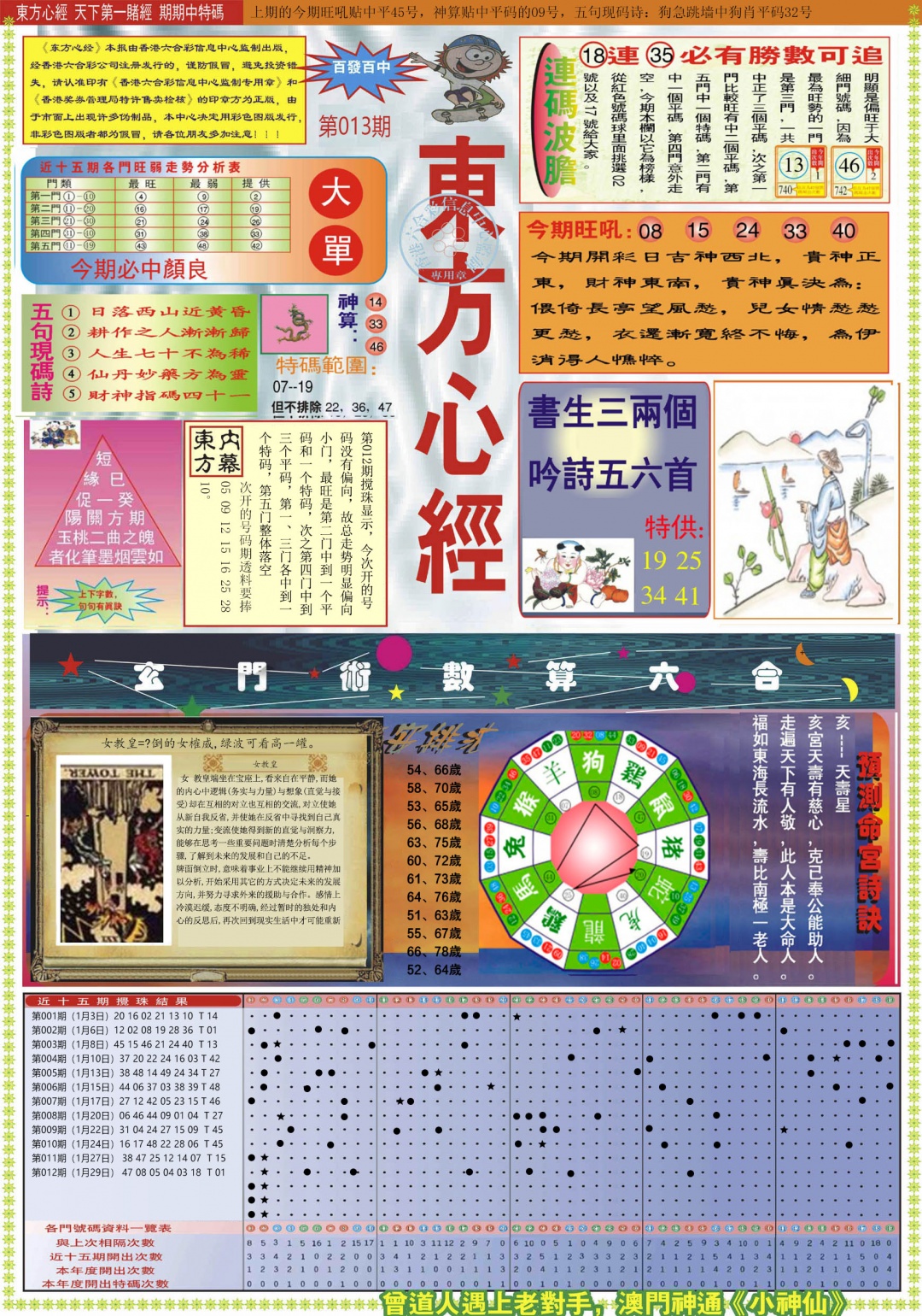 013期东方心经A[图]
