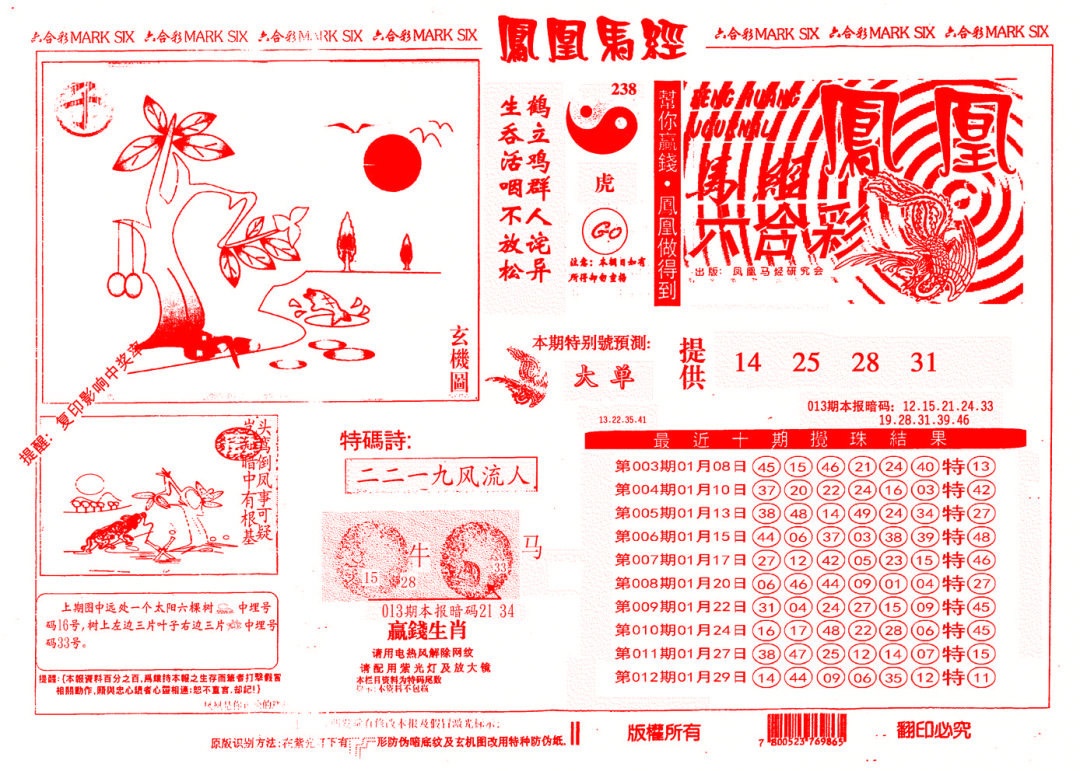 013期另版凤凰马经[图]