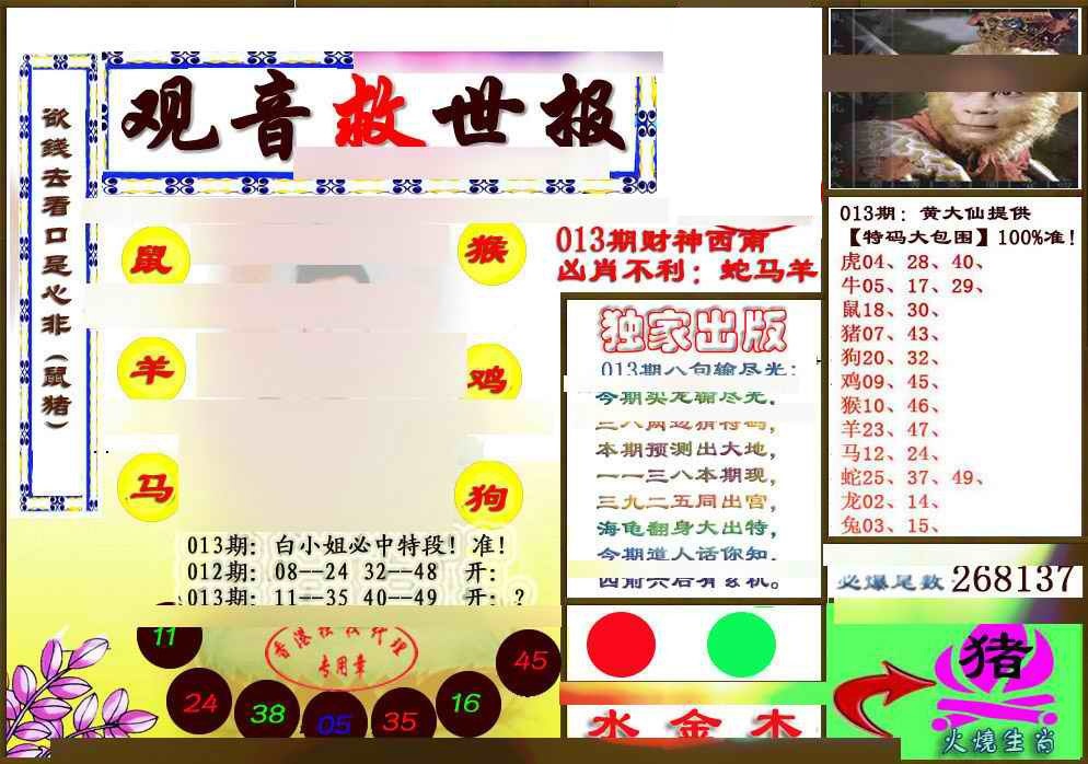 013期(另版)观音救世密报[图]