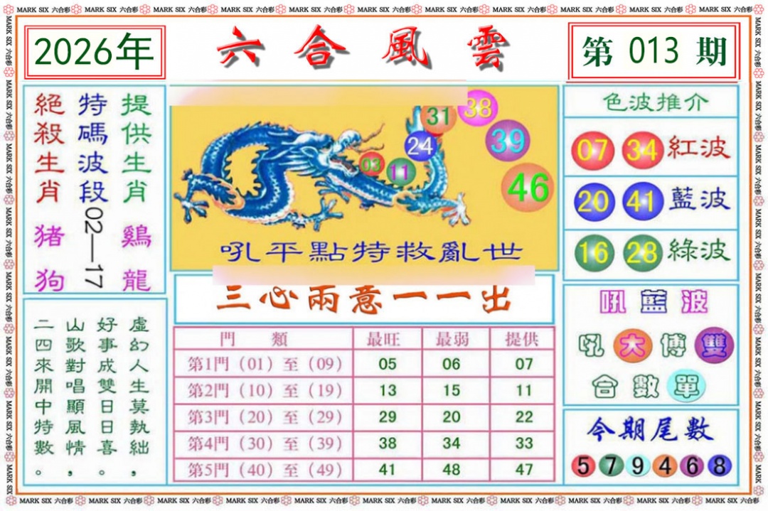 013期六合风云[图]