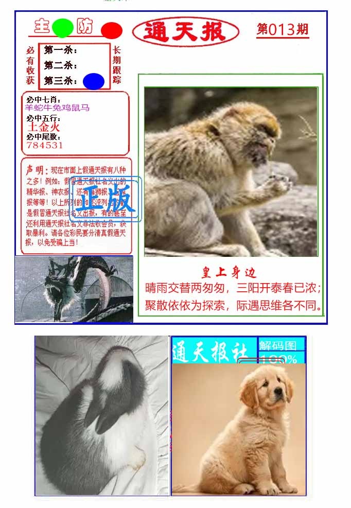 013期通天杀波图1[图]