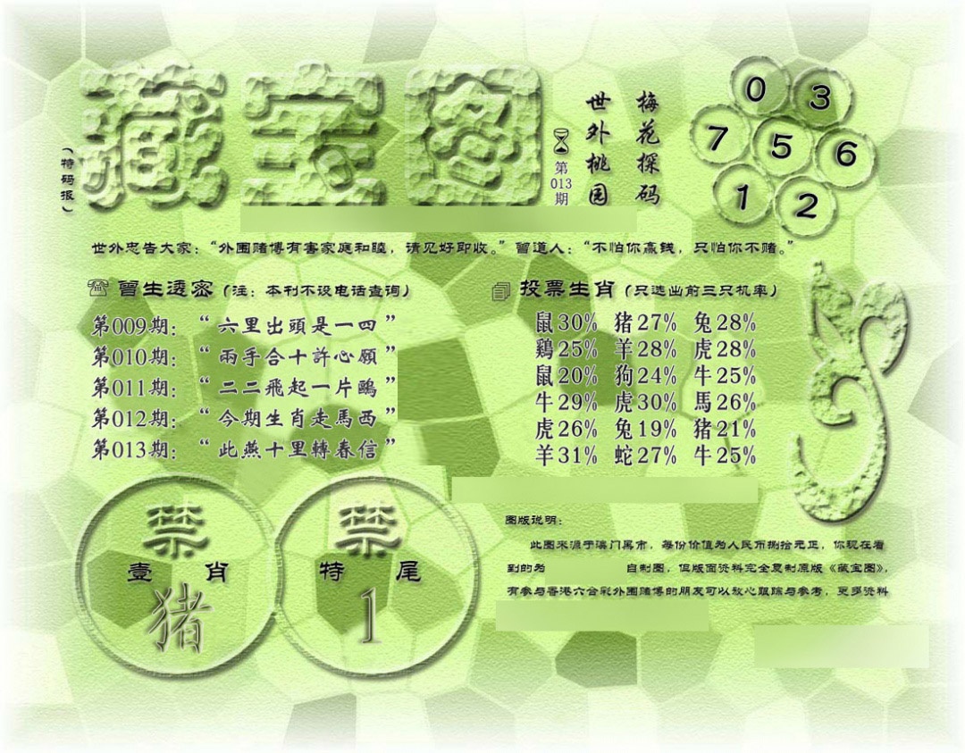 013期假老藏宝图[图]