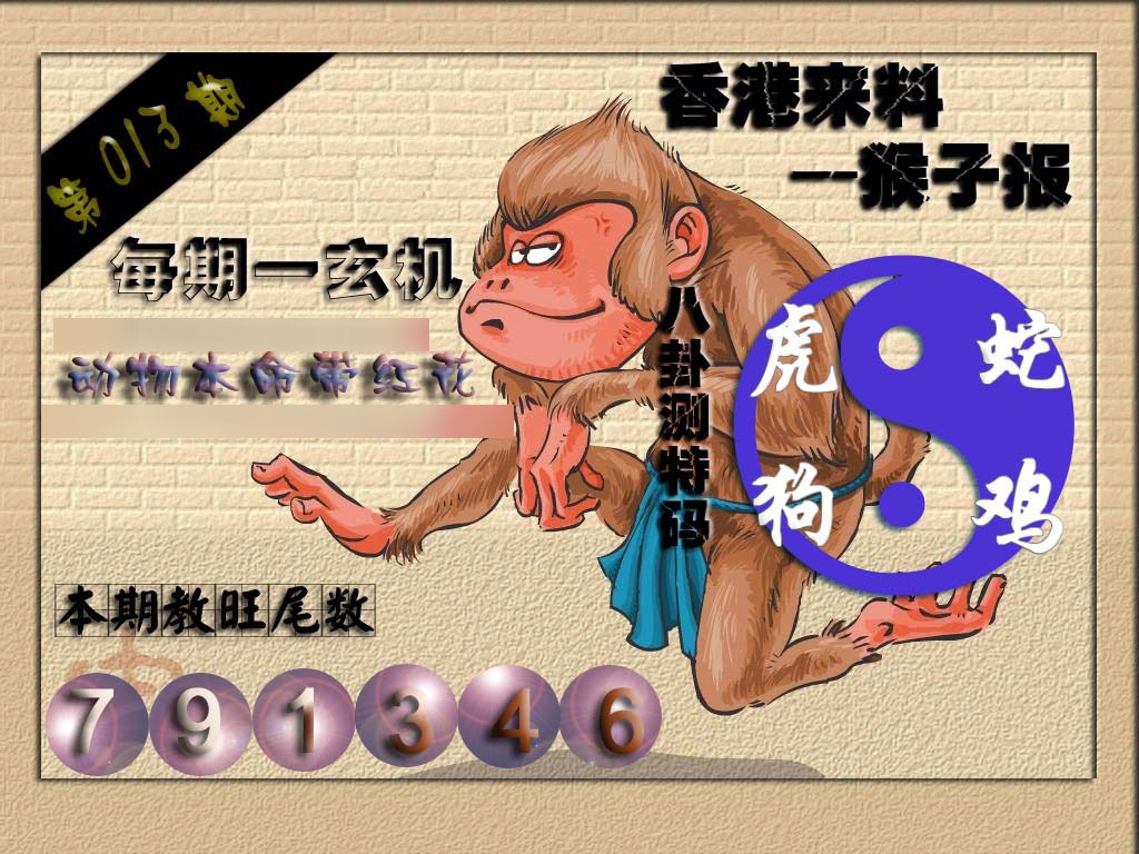013期(香港来料)猴报[图]