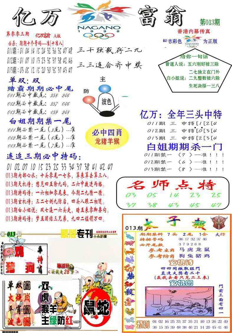 013期亿万富翁A[图]