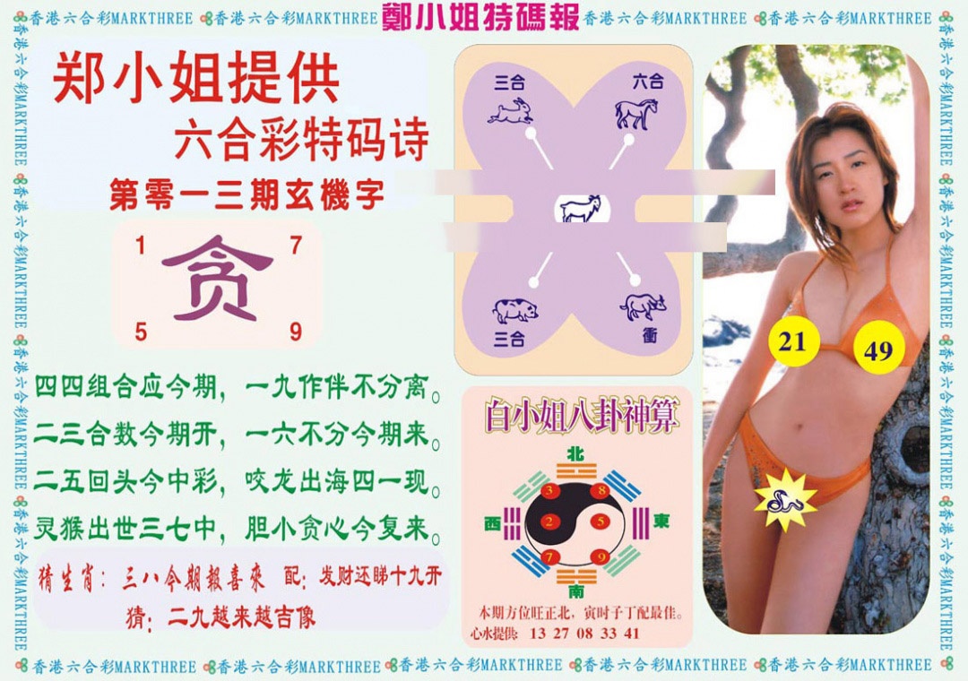 013期郑小姐特码报B[图]