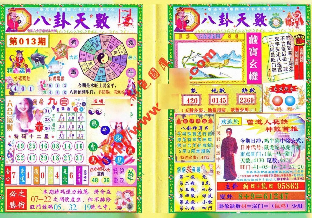 013期八卦天数[图]