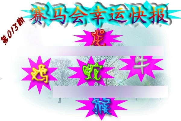 013期赛马会幸运快报[图]