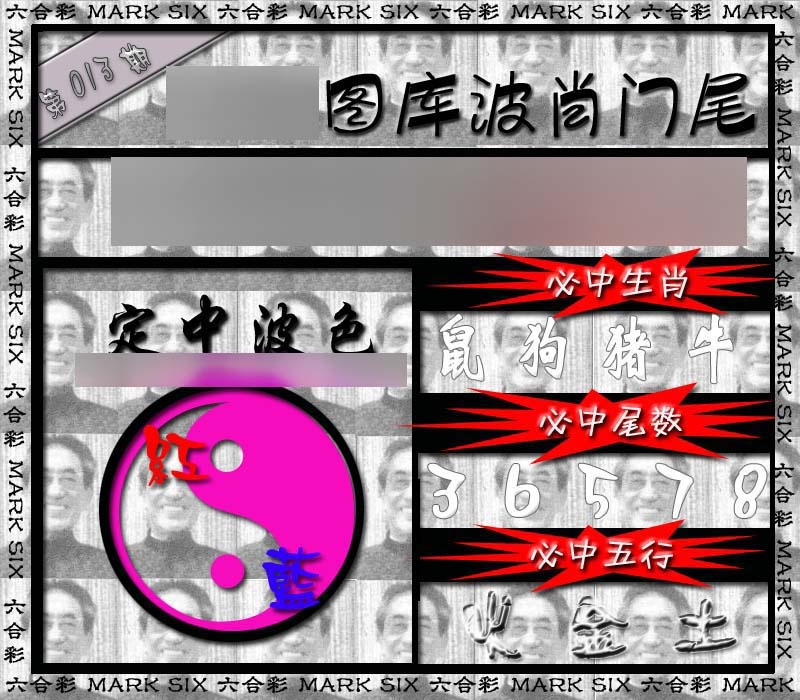 013期波肖门尾[图]